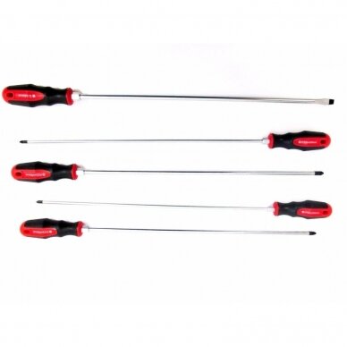 Atsuktuvų rinkinys | ilgas tipas | 450 mm | PH / PZ / SL | 5 vnt. (SK5024) 1 Atsuktuvų rinkinys | ilgas tipas | 450 mm | PH / PZ / SL | 5 vnt. (SK5024) 1