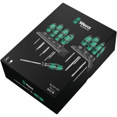 Atsuktuvų rinkinys WERA Big Pack 300/14 Atsuktuvų rinkinys WERA Big Pack 300/14