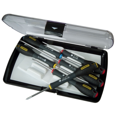 Atsuktuvų Stanley Fatmax slim rinkinys 6 vnt. 1 Atsuktuvų Stanley Fatmax slim rinkinys 6 vnt. 1