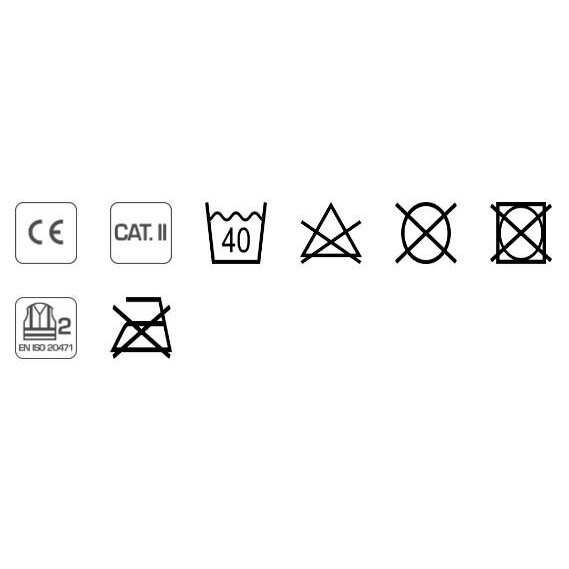 Atšvaitinės darbinės kelnės, geltonos dydis XL 2 Atšvaitinės darbinės kelnės, geltonos dydis XL 2