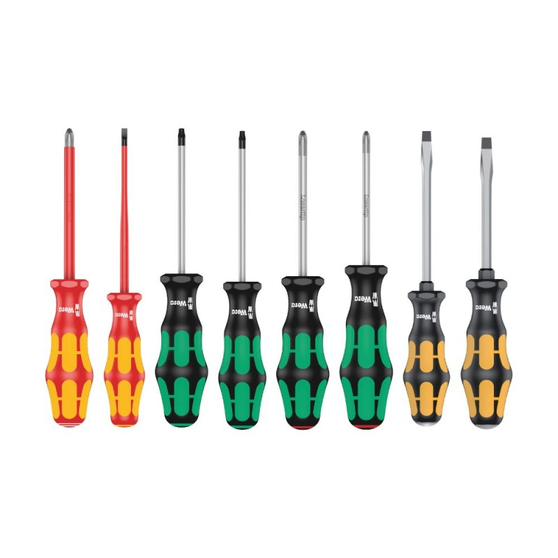 Atsuktuvų ir antgalių rinkinys WERA su priedu 1