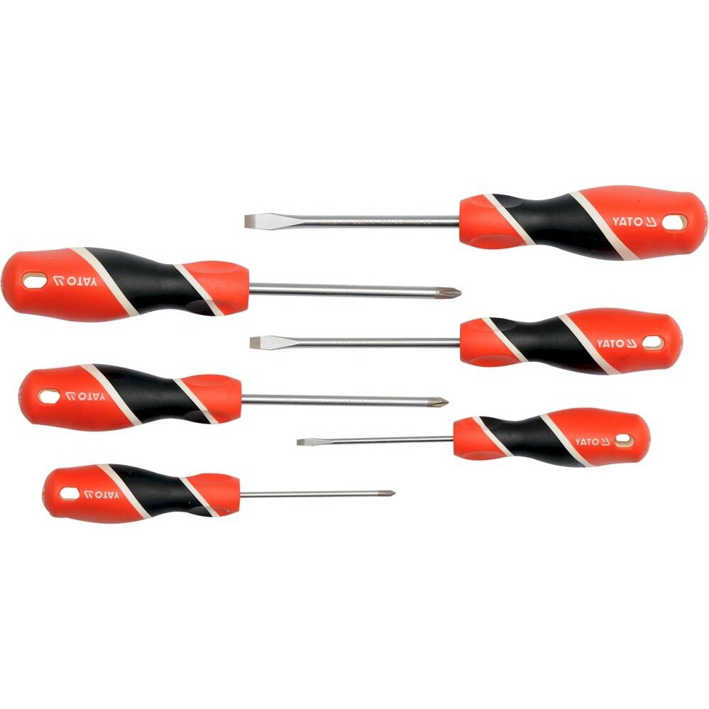 Atsuktuvų rinkinys | 6 vnt. (YT-25965) Atsuktuvų rinkinys | 6 vnt. (YT-25965)