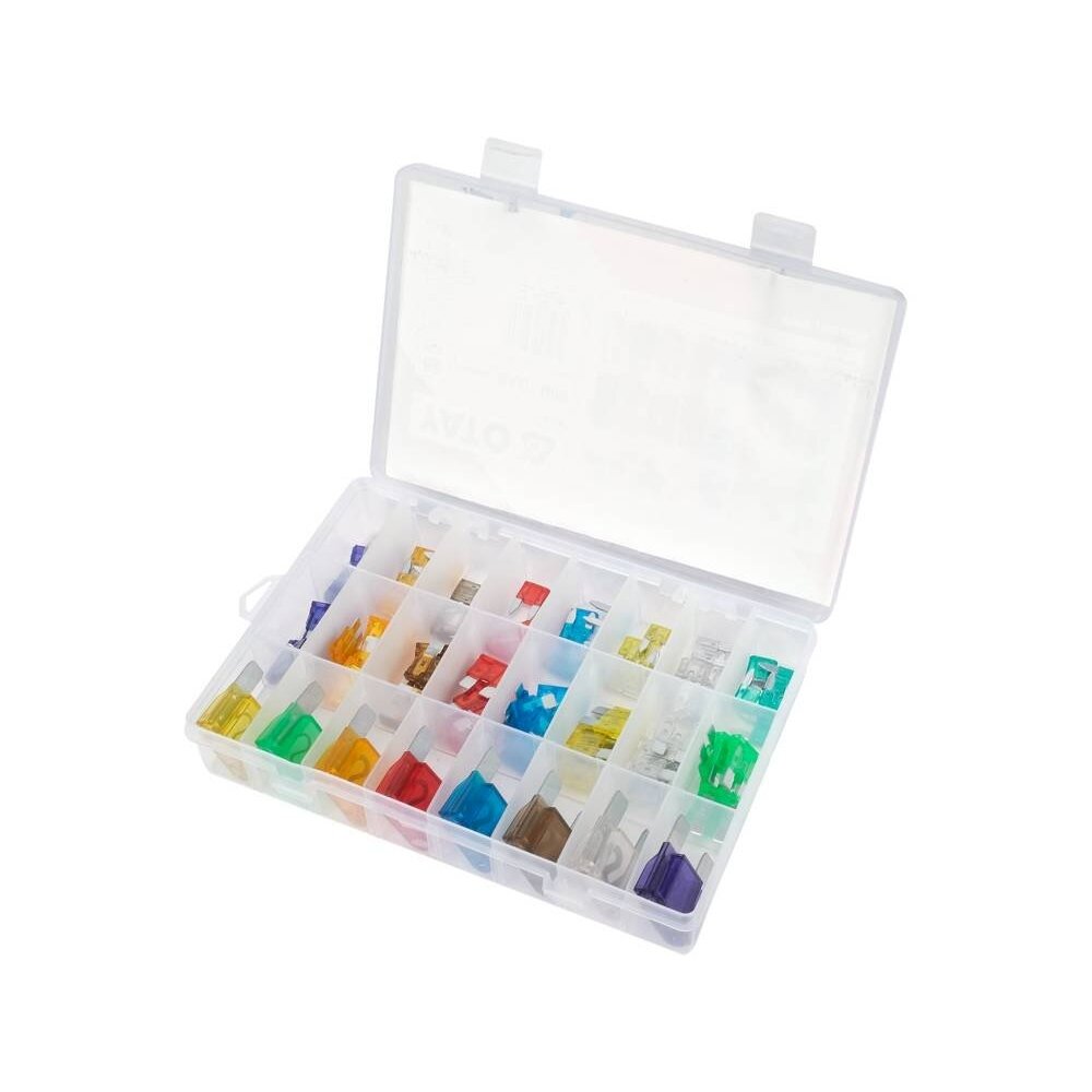 Automobilių saugiklių asortimentas | mini / standart / maxi | 88 vnt. (YT-83147) Automobilių saugiklių asortimentas | mini / standart / maxi | 88 vnt. (YT-83147)