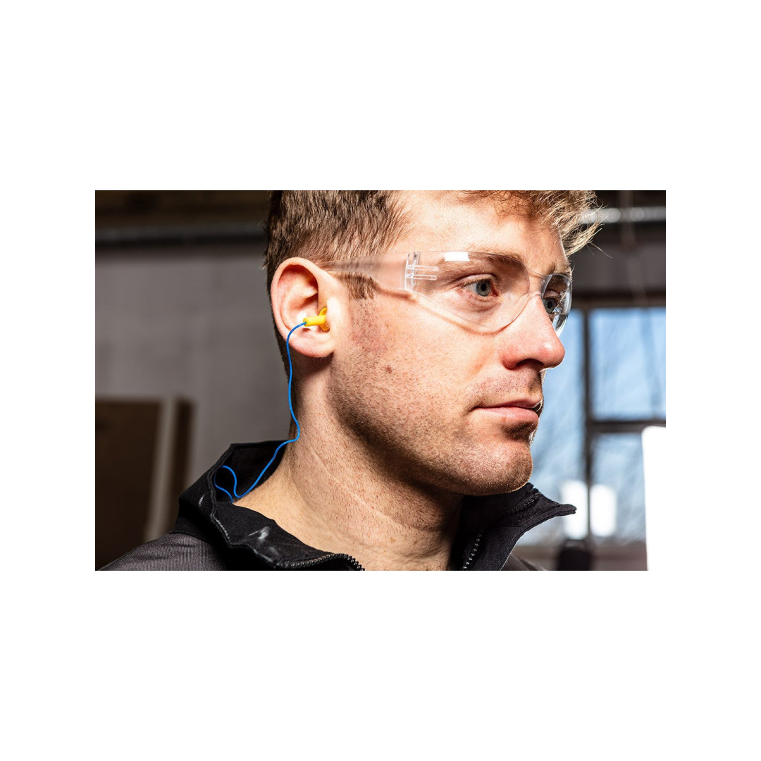 Ausų kištukai ant laido, plastikinė dėžutė 3 Ausų kištukai ant laido, plastikinė dėžutė 3