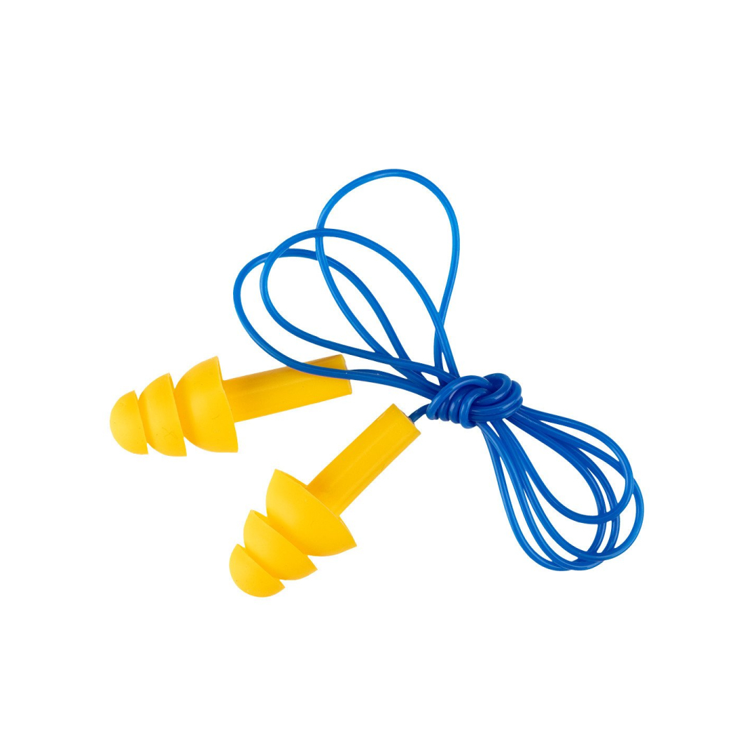 Ausų kištukai ant laido, plastikinė dėžutė 4 Ausų kištukai ant laido, plastikinė dėžutė 4