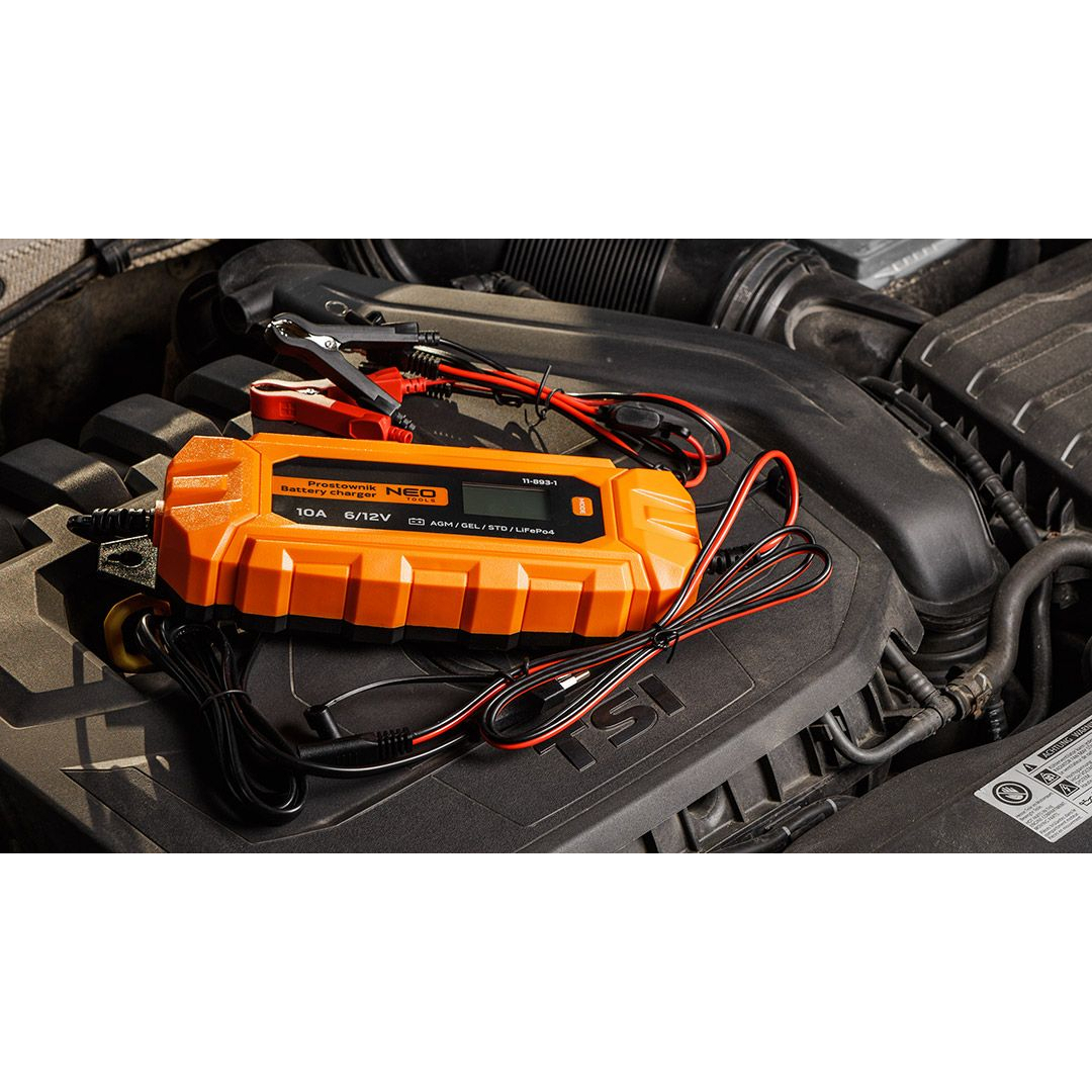 Automatinis akumuliatorių įkroviklis Neo 11-893-1, 3-200Ah 5