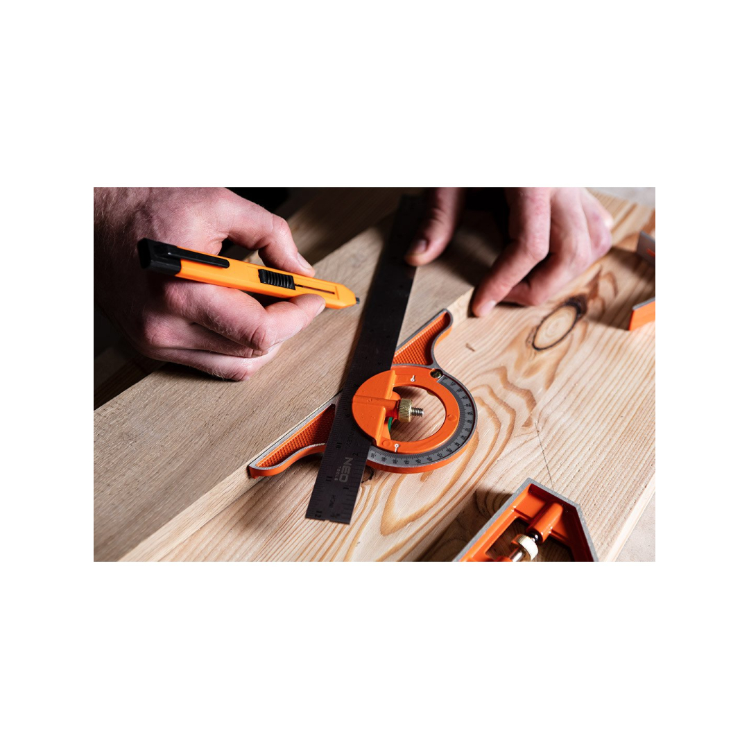 Automatinis dailidžių / mūrininkų pieštukas ir 6 grafito užpildai 7