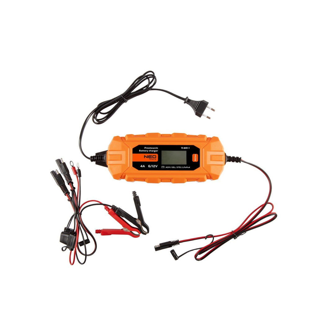 Automatinis lygintuvas 4A/70W, 3-120Ah, rūgštiniams / AGM / GEL