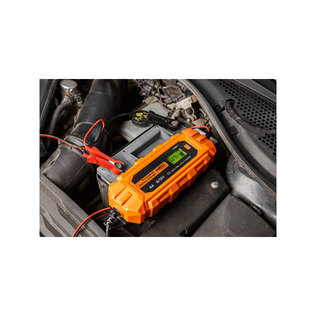 Automatinis lygintuvas 6A/100W, 3-150Ah, rūgštiniams / AGM / GEL 5 Automatinis lygintuvas 6A/100W, 3-150Ah, rūgštiniams / AGM / GEL 5