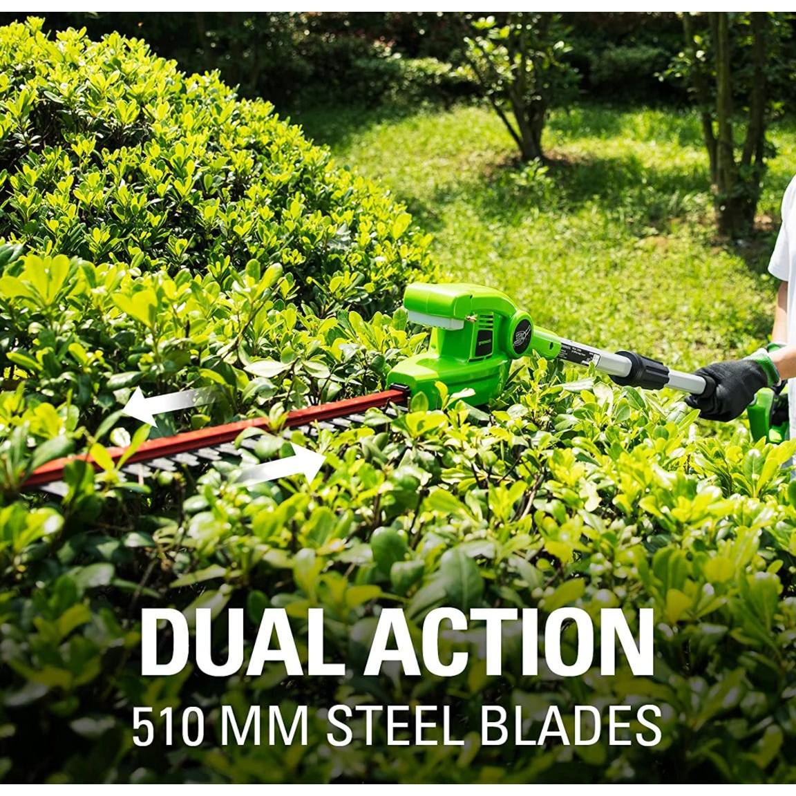 Akumuliatorinis gyvatvorių genėtuvo ir aukštapjovės komplektas Greenworks G24PSHK2, 24 V, 2,0 Ah 4