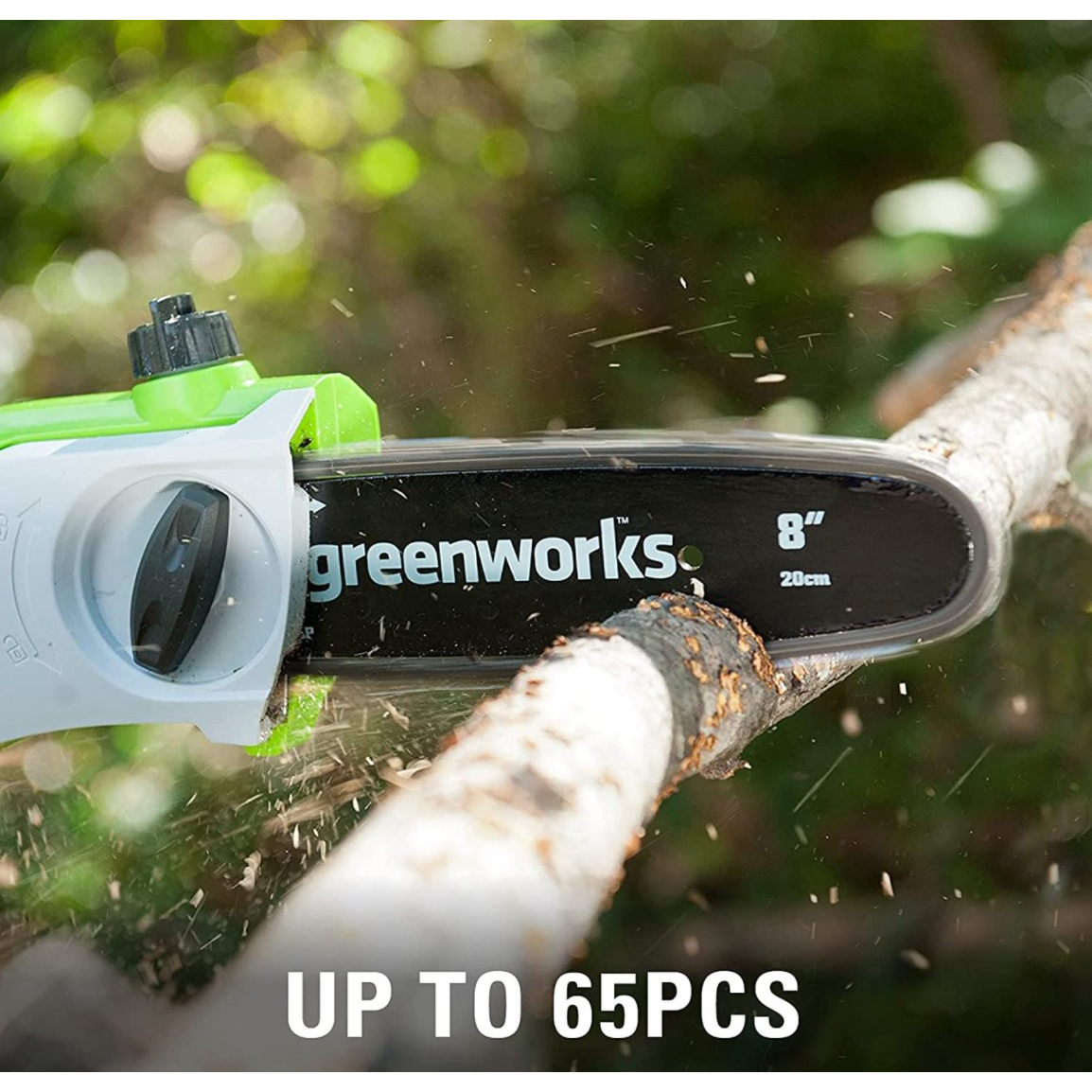 Akumuliatorinis gyvatvorių genėtuvo ir aukštapjovės komplektas Greenworks G24PSH, 24 V, (tik įrankis) 2