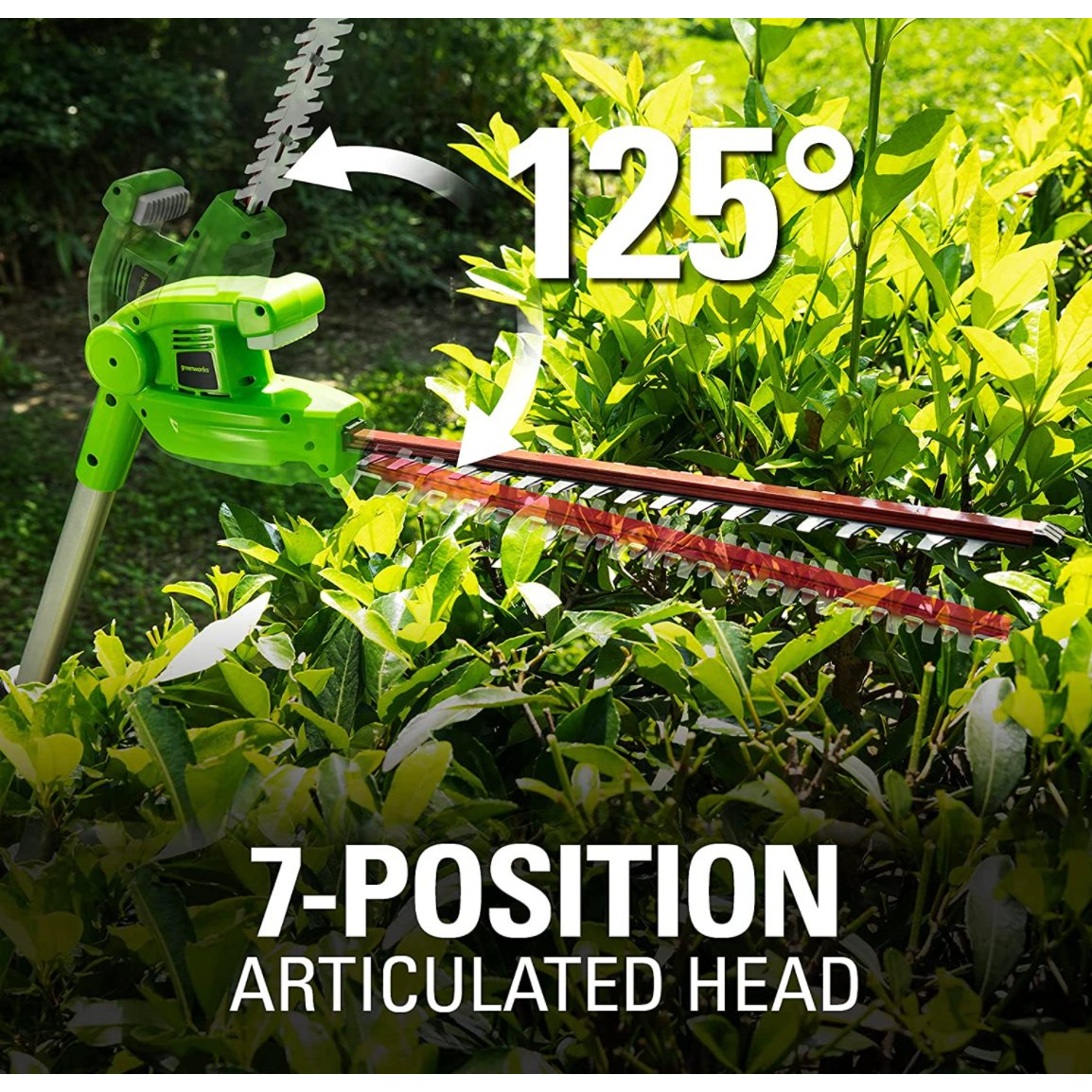 Akumuliatorinis gyvatvorių genėtuvo ir aukštapjovės komplektas Greenworks G24PSH, 24 V, (tik įrankis) 5