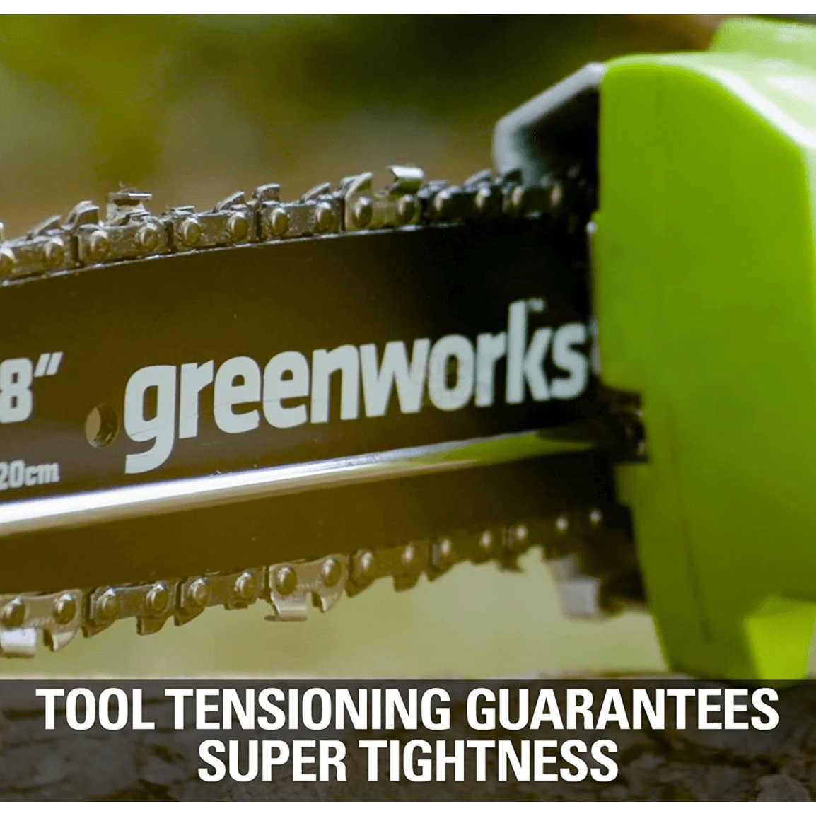 Akumuliatorinis gyvatvorių genėtuvo ir aukštapjovės komplektas Greenworks G24PSHK2, 24 V, 2,0 Ah 3