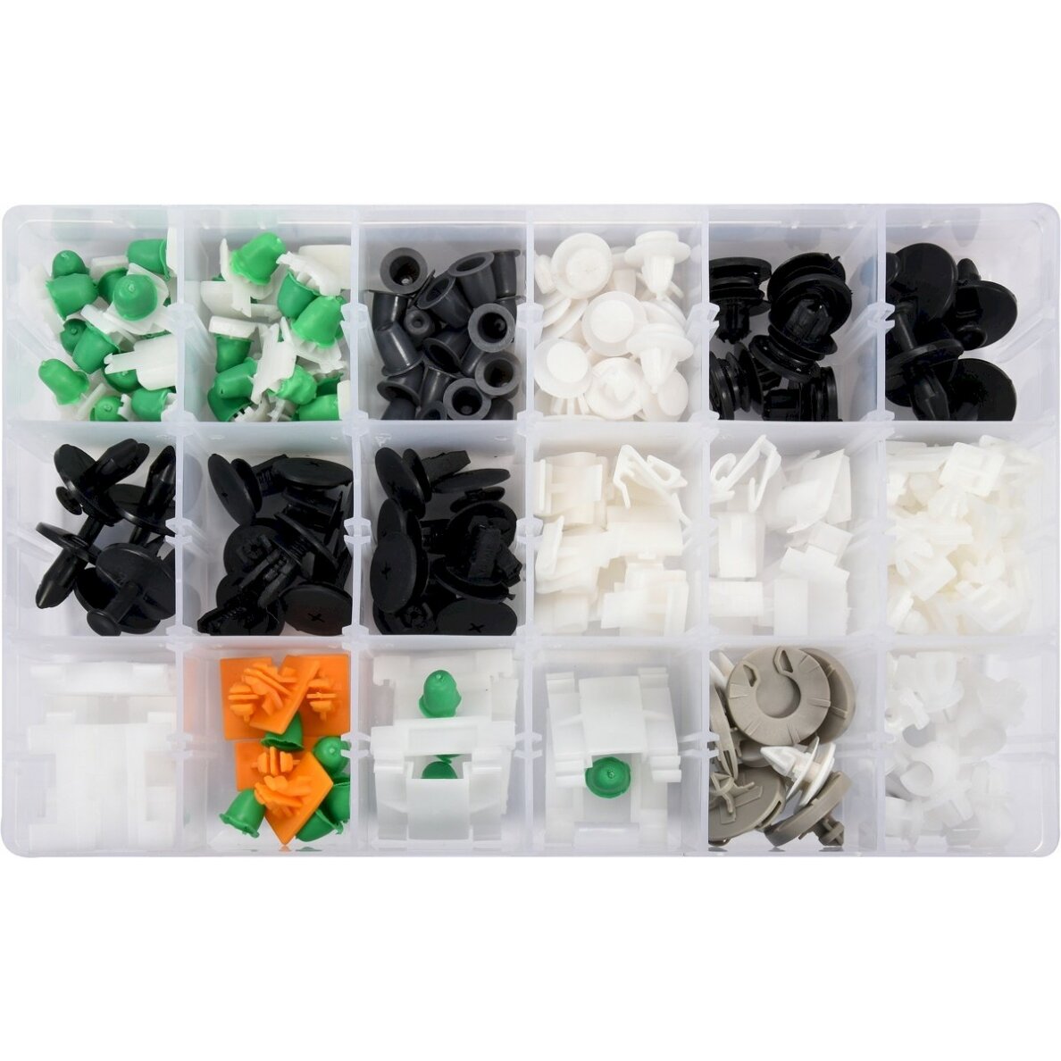 Automobilinis klipsų asortimentas Audi | 160 vnt. (YT-06664) Automobilinis klipsų asortimentas Audi | 160 vnt. (YT-06664)