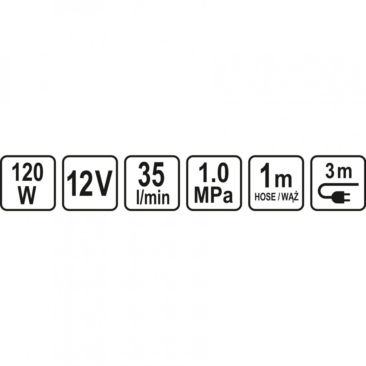 Automobilinis kompresorius Sthor 82107, 12V, 120W 3