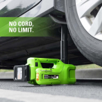 AUTOMOBILIO DOMKRATAS Greenworks G24JACK, 24V, (tik įrankis)