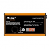 Automobilinis įtampos inverteris Defort DCI-300 D, 12 V į 220 V