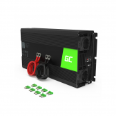 Automobilinis įtampos keitiklis - inverteris Green Cell INV22 (12V - 230V, 1500W / 3000W)