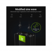 Automobilinis įtampos keitiklis - inverteris Green Cell INV27 (24V - 230V, 3000W / 6000W)
