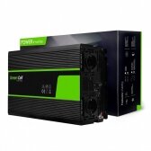 AUTOMOBILINIS ĮTAMPOS KEITIKLIS - INVERTERIS Green Cell, IŠ 24V Į 230V, 2000W/4000W