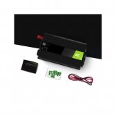 Automobilinis įtampos keitiklis - inverteris Green Cell INV09 (12V - 230V, 1000W/2000W)