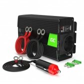 Automobilinis įtampos keitiklis - inverteris Green Cell INV17, iš 24V į 230V, 500W