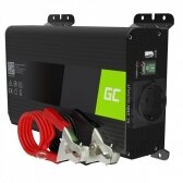 Automobilinis įtampos keitiklis - inverteris Green Cell INVGC05 (12V - 230V, 300/600W)