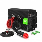 AUTOMOBILINIS ĮTAMPOS KEITIKLIS - INVERTERIS IŠ 24V iš 230V, 500W/1000W