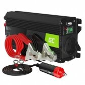 Automobilinis įtampos keitiklis - inverteris Green Cell INVGC04, iš 24V į 230V, 500W/1000W