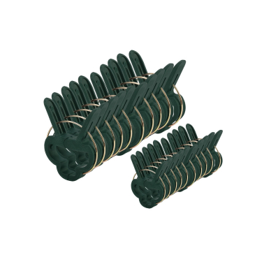 Augalų fiksavimo spaustukų rinkinys iš 20 vienetų-10 mažų ir 10 didelių Augalų fiksavimo spaustukų rinkinys iš 20 vienetų-10 mažų ir 10 didelių