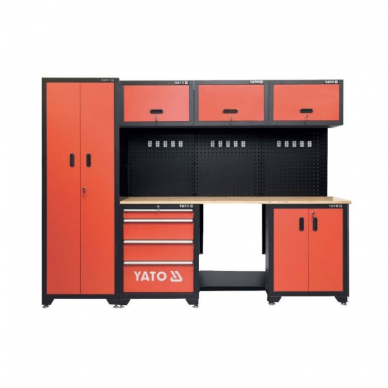 Spintelė dirbtuvėms Yato, 4 stalčiai, 66 x 45.7 x 86.3 cm 6 Spintelė dirbtuvėms Yato, 4 stalčiai, 66 x 45.7 x 86.3 cm 6