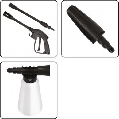 Aukšto slėgio plovimo įrenginys Yato YT-85910, 105bar, 1400W 3 Aukšto slėgio plovimo įrenginys Yato YT-85910, 105bar, 1400W 3