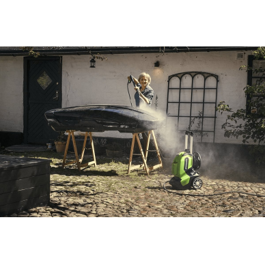 Aukšto slėgio plovykla Greenworks G40, 135 bar 3 Aukšto slėgio plovykla Greenworks G40, 135 bar 3