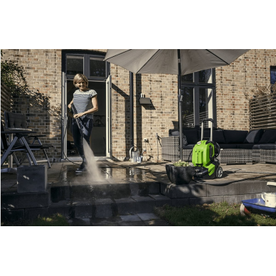 Aukšto slėgio plovykla Greenworks G40, 135 bar 4 Aukšto slėgio plovykla Greenworks G40, 135 bar 4