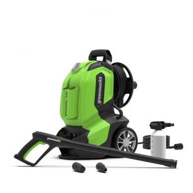 Aukšto slėgio plovykla Greenworks G40, 135 bar Aukšto slėgio plovykla Greenworks G40, 135 bar