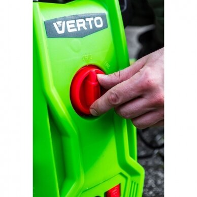 Aukšto slėgio plovykla VERTO 52G401, 1,4 kW 10 Aukšto slėgio plovykla VERTO 52G401, 1,4 kW 10