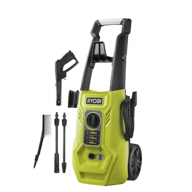 Aukšto slėgio plovykla Ryobi RY130PWA, 130 bar, 1600 W Aukšto slėgio plovykla Ryobi RY130PWA, 130 bar, 1600 W