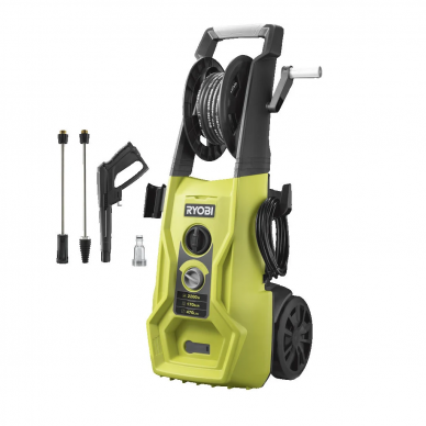 Aukšto slėgio plovykla Ryobi RY170PWA, 170 bar, 2500 W Aukšto slėgio plovykla Ryobi RY170PWA, 170 bar, 2500 W