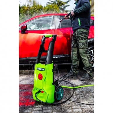 Aukšto slėgio plovykla VERTO 52G402, 1,6 kW 8 Aukšto slėgio plovykla VERTO 52G402, 1,6 kW 8