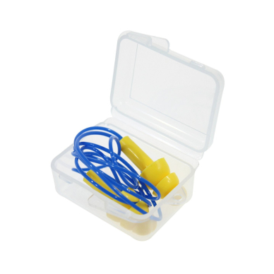 Ausų kištukai ant laido, plastikinė dėžutė 6 Ausų kištukai ant laido, plastikinė dėžutė 6