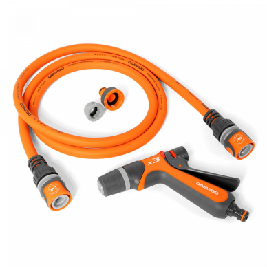 Laistymo žarna vežimėlyje Set DAEWOO DWR 2131, 30 m, 50 m, 100 m 4