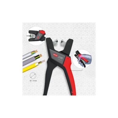 Automatinės laidų nuizoliavimo replės KNIPEX 1274180 2
