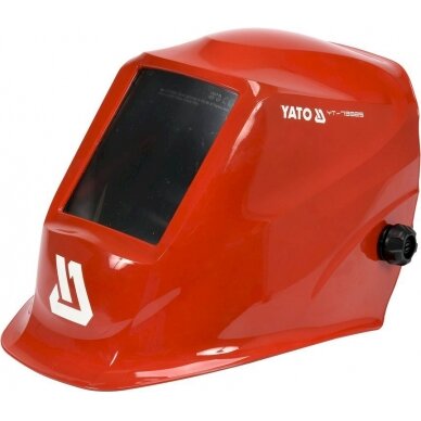 Automatiškai tamsėjanti suvirinimo kaukė / skydelis (YT-73925) Automatiškai tamsėjanti suvirinimo kaukė / skydelis (YT-73925)