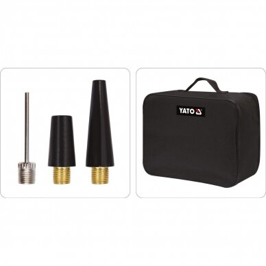 Automobilinis kompresorius Yato YT-73460, 12V, 180W 4 Automobilinis kompresorius Yato YT-73460, 12V, 180W 4