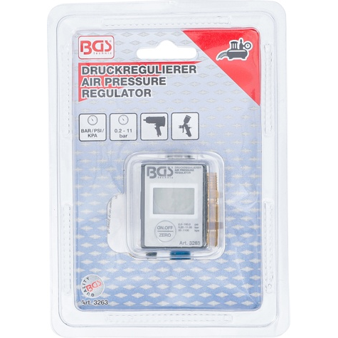 Skaitmeninis oro slėgio reguliatorius BGS-technic, 0,275 - 11 bar 3 Skaitmeninis oro slėgio reguliatorius BGS-technic, 0,275 - 11 bar 3