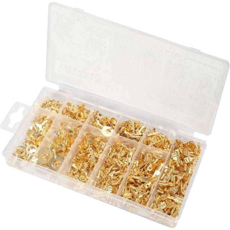 Automobilinių elektros jungčių asortimentas | 750 vnt. (YT-068685) Automobilinių elektros jungčių asortimentas | 750 vnt. (YT-068685)