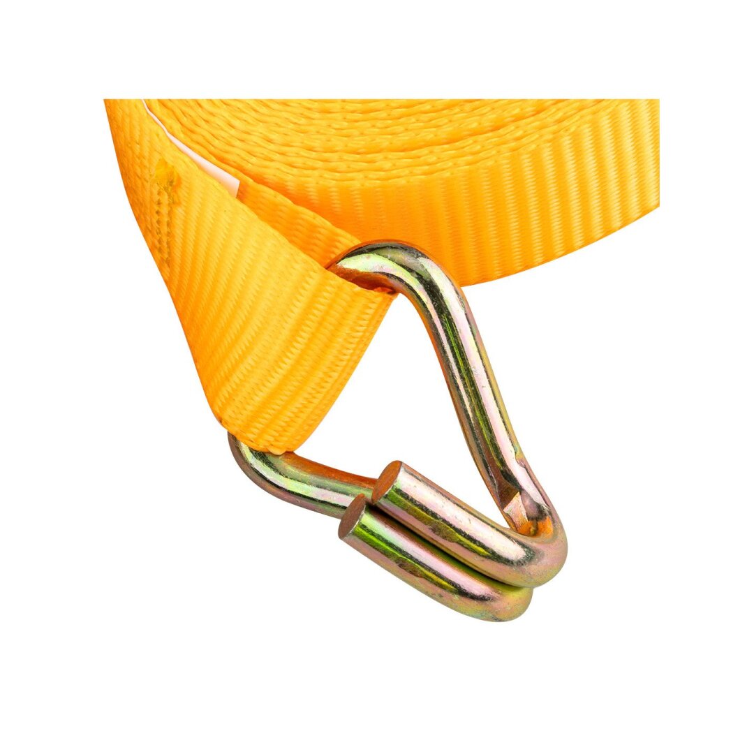 Bagažo tvirtinimo diržas 25 mm x 4 m reketu, atlaisvinantis 1000 kg PES 4