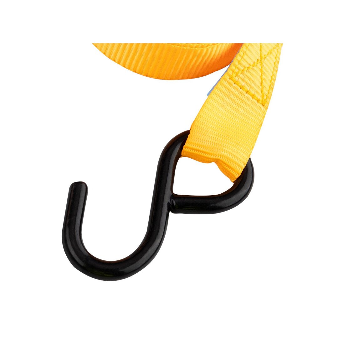 Bagažo tvirtinimo diržas 25 mm x 4,5 m reketu 4 Bagažo tvirtinimo diržas 25 mm x 4,5 m reketu 4