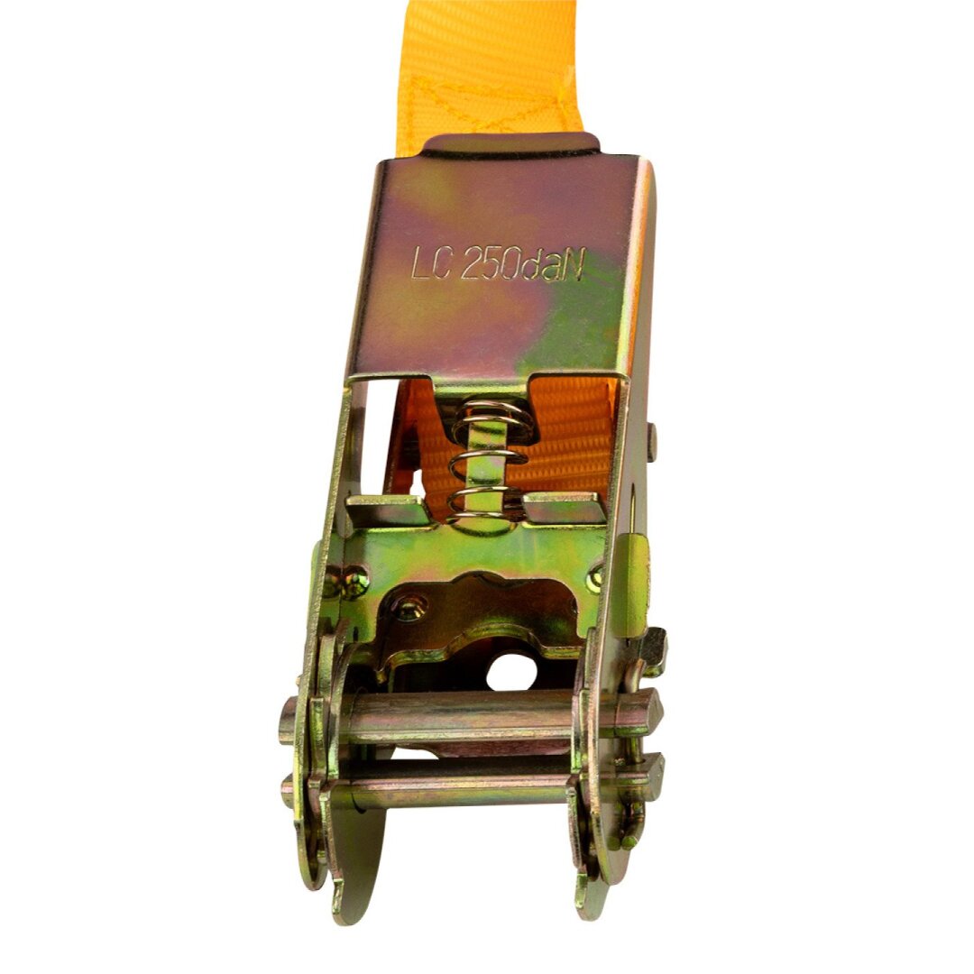 Bagažo tvirtinimo diržas 25 mm x 4,5 m reketu 5 Bagažo tvirtinimo diržas 25 mm x 4,5 m reketu 5