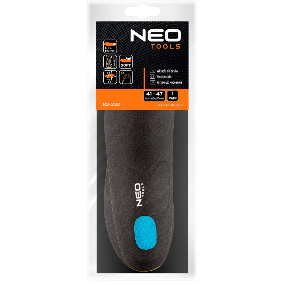 Batų amortizuojantys vidpadžiai, geliniai, 41–47 dydžio 1